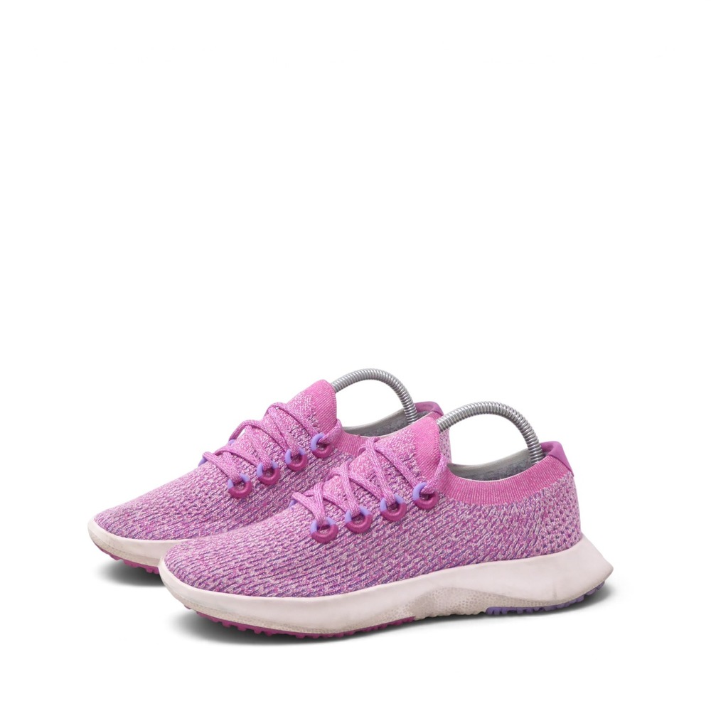 Allbirds Womens TD2 Tree Dasher 2 Running Shoes Pink Purple Lace Up Size 9